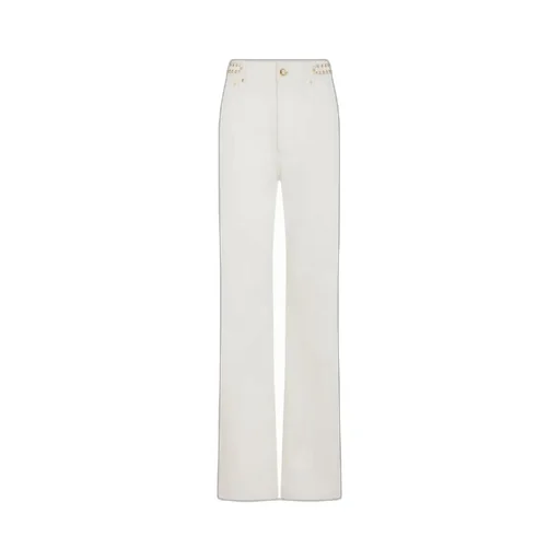 Paillette-Embellished Flared Denim Jeans