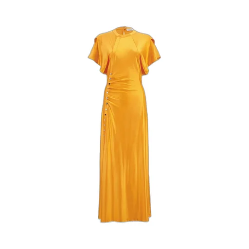 Crewneck Short-Sleeved Dress