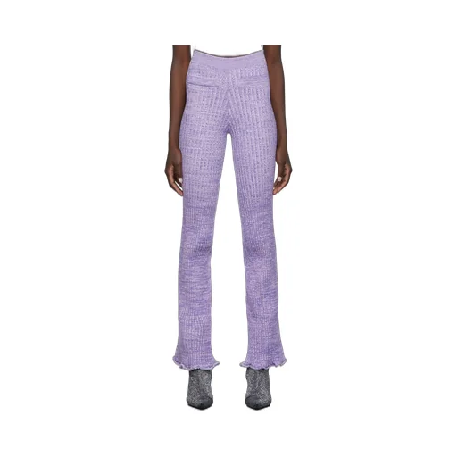 Logo High-Rise Knitted Pants