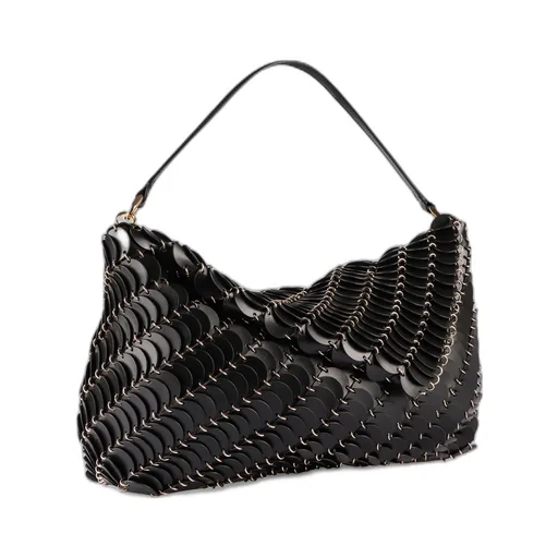 Chainmail Embellished Shoulder Bag