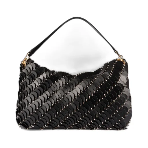 Chainmail Embellished Shoulder Bag