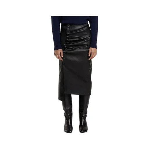 Gathered Detailed Midi Skirt