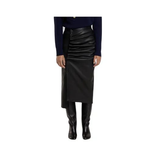 Gathered Detailed Midi Skirt