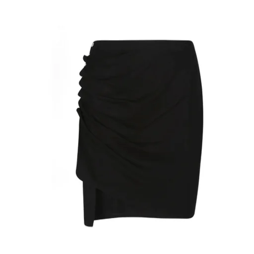 Draped Mini Skirt