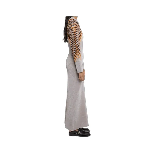 Lurex Jacquard Maxi Dress