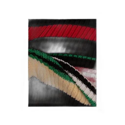 Striped Knitted Polo Top