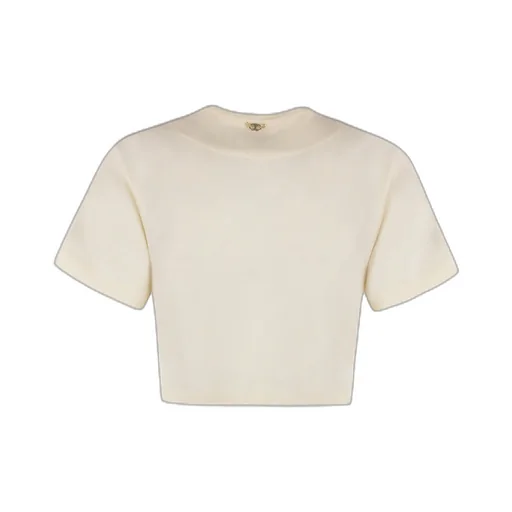 Round Collar Short T-Shirt