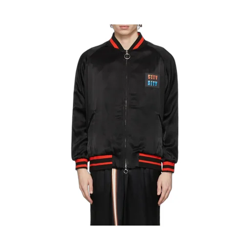 Logo Label Casual Jacket