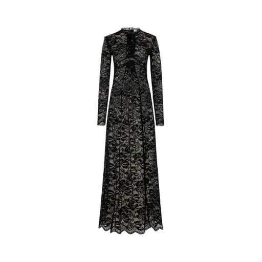 Long Sleeved Lace Maxi Dress