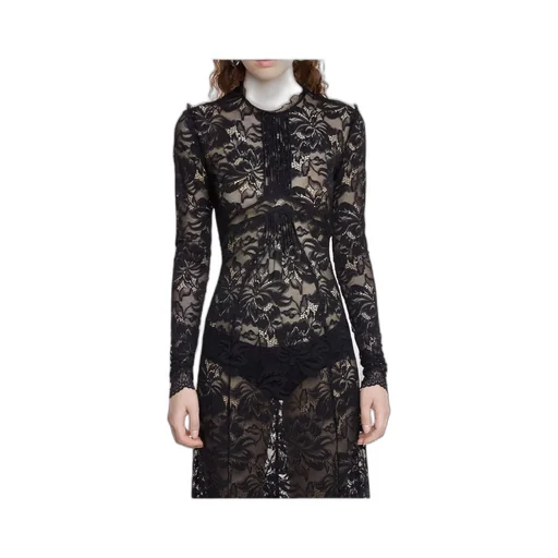 Long Sleeved Lace Maxi Dress