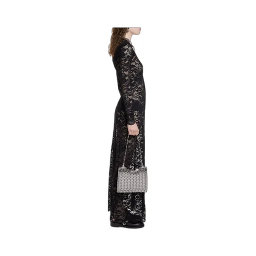 Long Sleeved Lace Maxi Dress