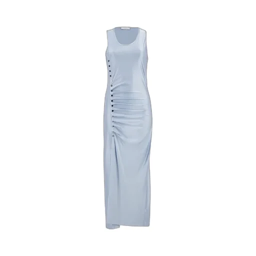 Sleeveless Ruched Pression Dress