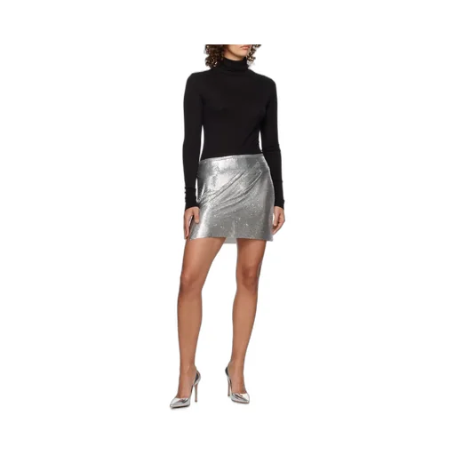 Straight Hem Mini Skirt