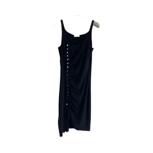 Asymmetric Hem Draped Mini Dress