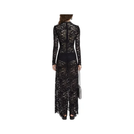 Long Sleeved Lace Maxi Dress