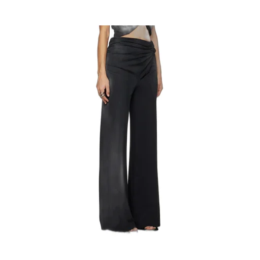 Wraparound High-Rise Palazzo Pants