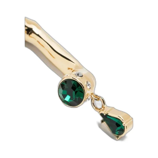 Crystal-Embellished Drop Earring