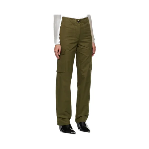 Mid Rise Straight Leg Pants