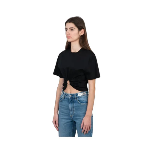 Piercing-Detailed T-Shirt