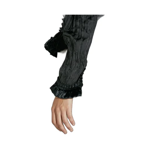 Ruffled High Neck Top