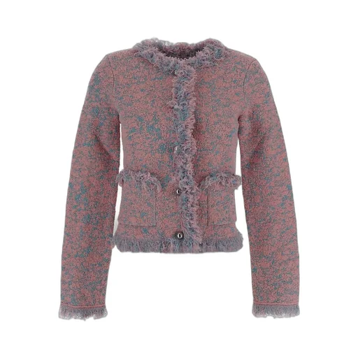 Fringed Trim Cardigan