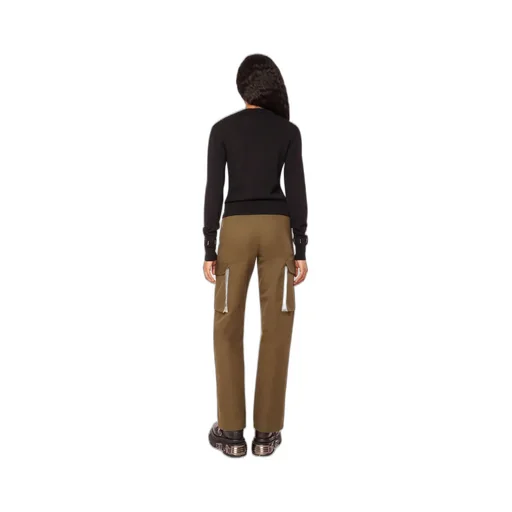 Mid Rise Straight Leg Pants