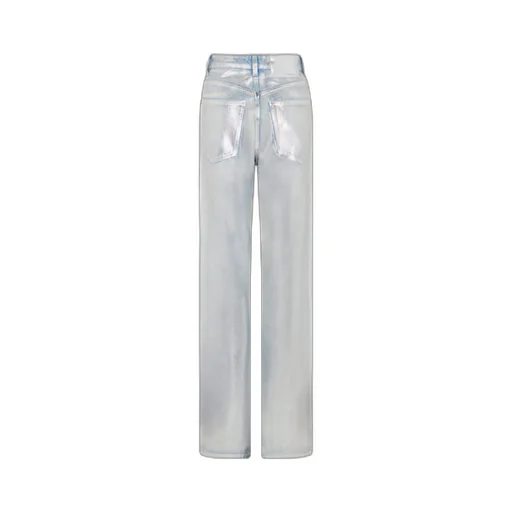 Mid-Rise Straight-Leg Jeans