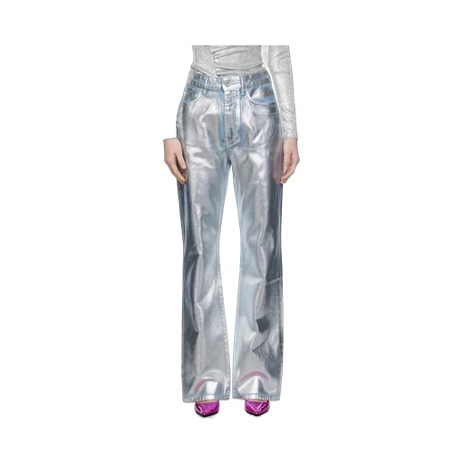 Mid-Rise Straight-Leg Jeans