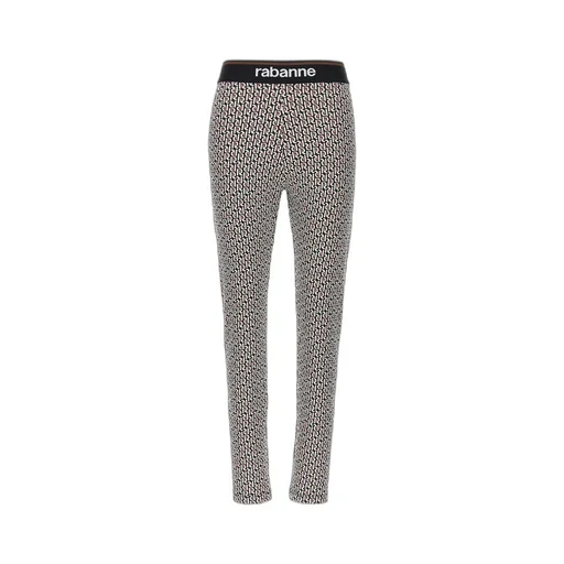 Monogram Jacquard Logo Waistband Leggings