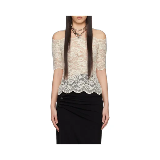Off-Shoulder Lace Top