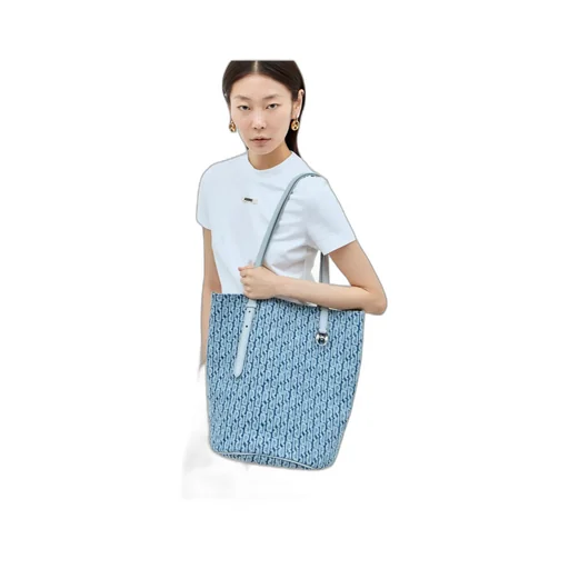 Rabanne Denim Logo Carryall Tote