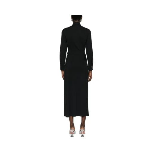 Ruched Straight Hem Wrap Dress