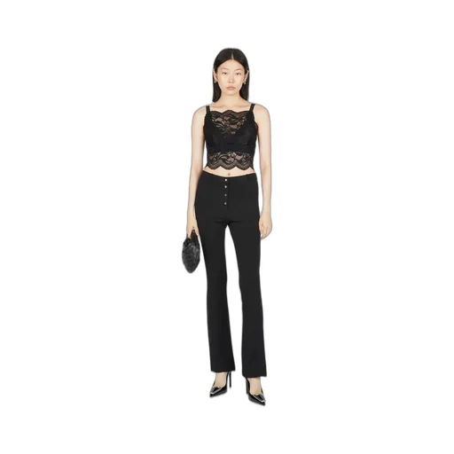 Mid-Waisted Flared Pants