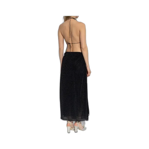 Ruched Halterneck Maxi Dress