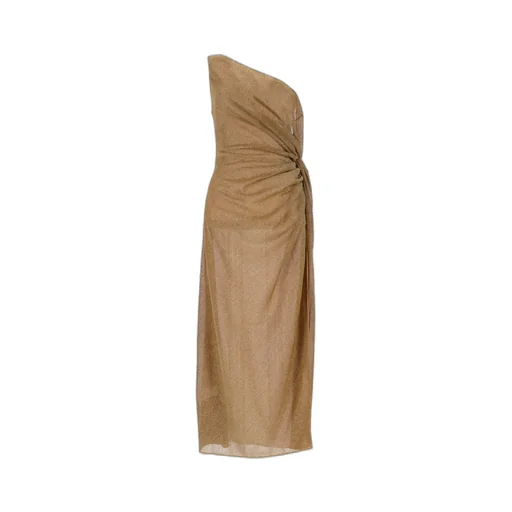 LumiÈRe One-Shoulder Asymmetric Sleeveless Dress