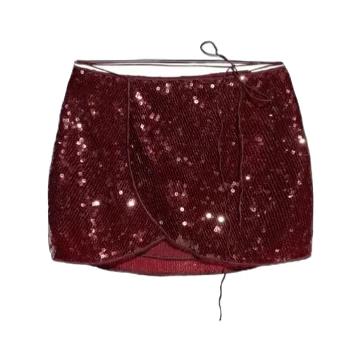 Sequin Embellished Mini Skirt
