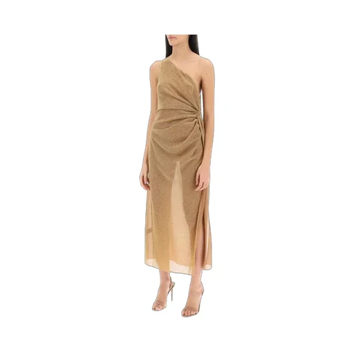 LumiÈRe One-Shoulder Asymmetric Sleeveless Dress