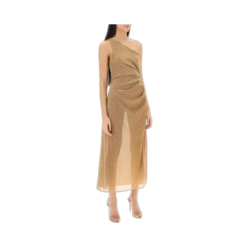 LumiÈRe One-Shoulder Asymmetric Sleeveless Dress