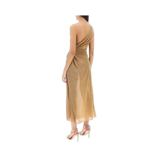 LumiÈRe One-Shoulder Asymmetric Sleeveless Dress