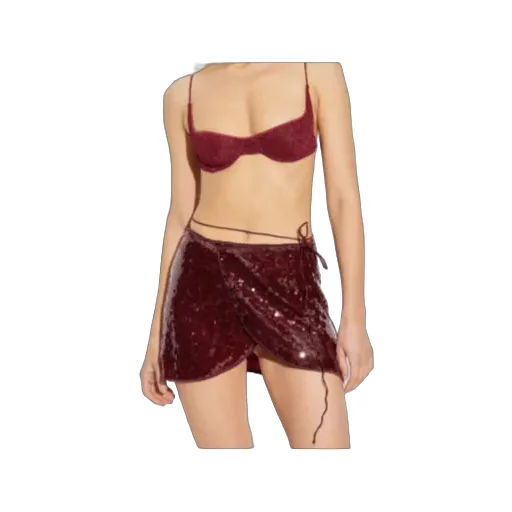 Sequin Embellished Mini Skirt