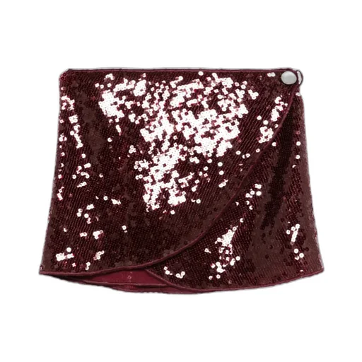 Asymmetric Hem Mini Skirt