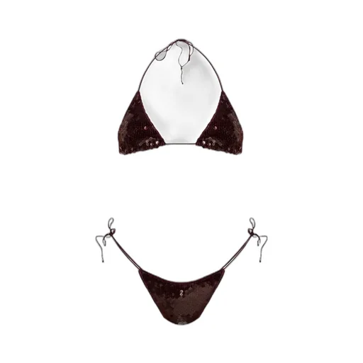 Sequined Two-Piece Swimsuit