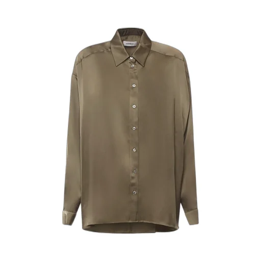 Buttoned Long-Sleeve Top