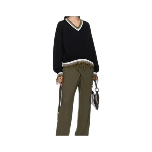 Organic Cotton V-Neck Sweater