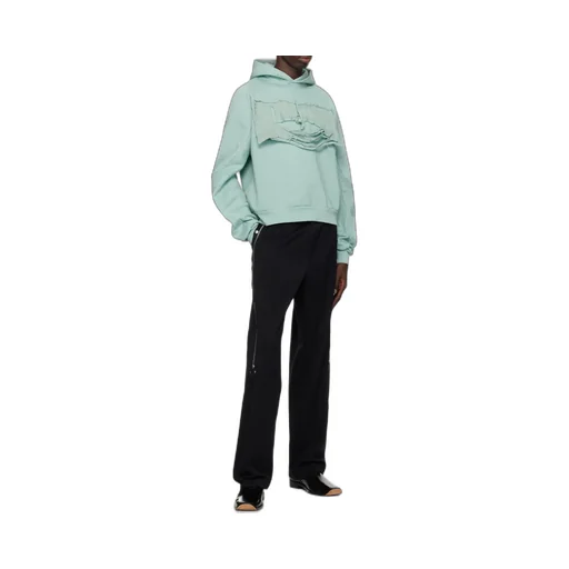 Distressed Multiline Hoodie