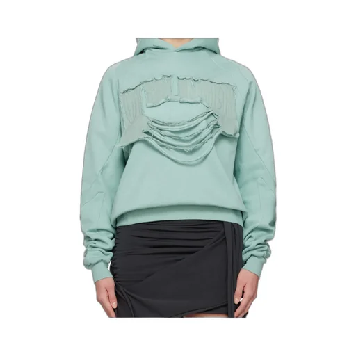 Distressed Multiline Hoodie