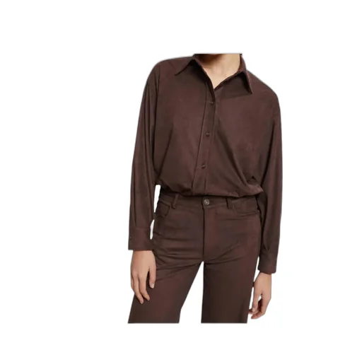 Buttoned Long-Sleeve Top