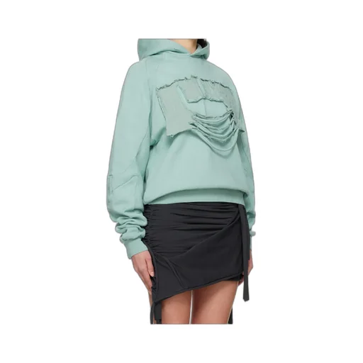 Distressed Multiline Hoodie