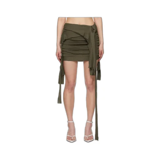 Drape Lounge Mini Skirt