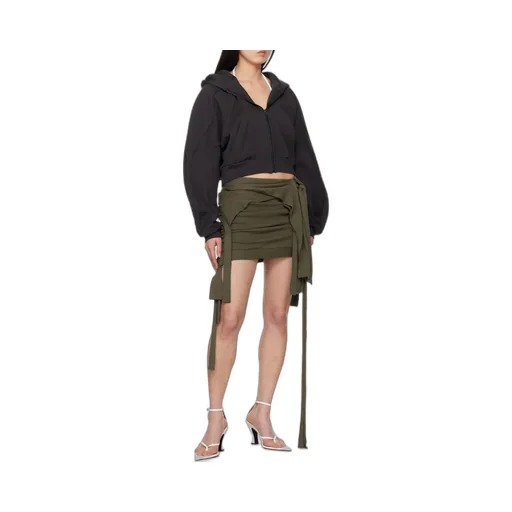 Drape Lounge Mini Skirt
